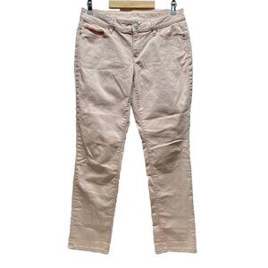 Loft Ann Taylor Jeans Women's 29/8 Soft Pink Curvy Straight Denim Jean Pants GUC